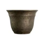 Listo Sierra 7.38 Inch Nordic Bronze Poly Flowerpot