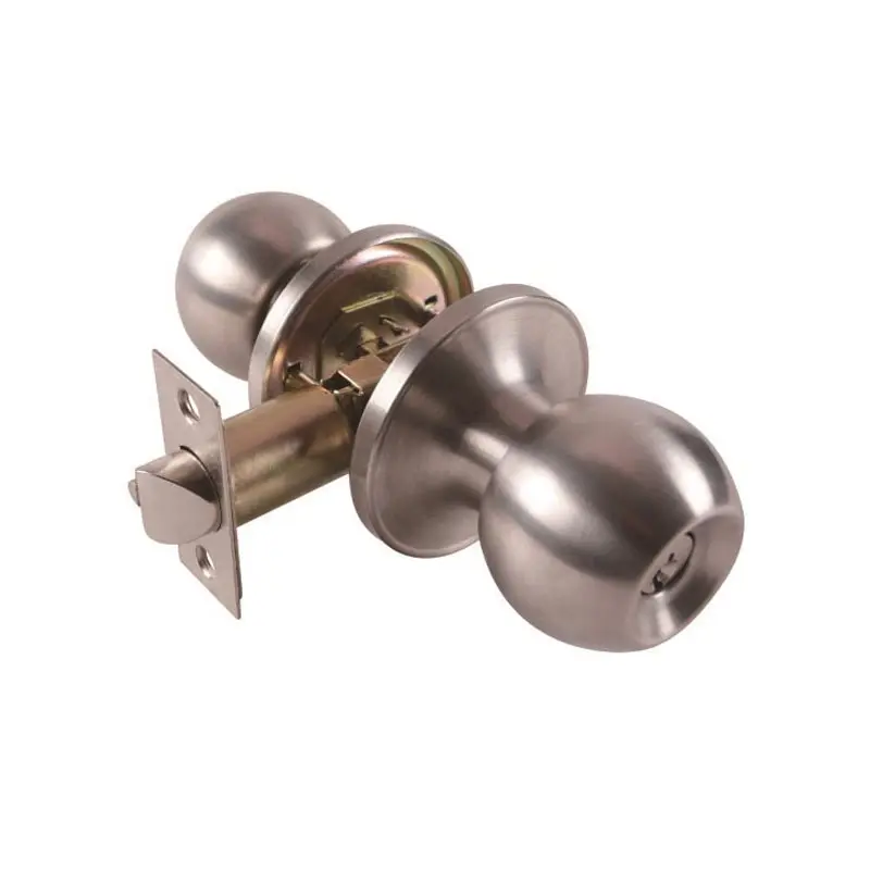 BRAB70E Brown USA Door Lock Entry Antique Brass - Image 1