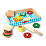 Sandwich Making Set - Wooden Play Food, Item #513