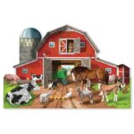 Busy Barn Yard Shaped Floor Puzzle - 32 Pieces, Item #2923