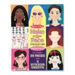Make-A-Face Sticker Pad, Item #4195