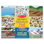 Reusable Sticker Pad - Vehicles, Item #4199