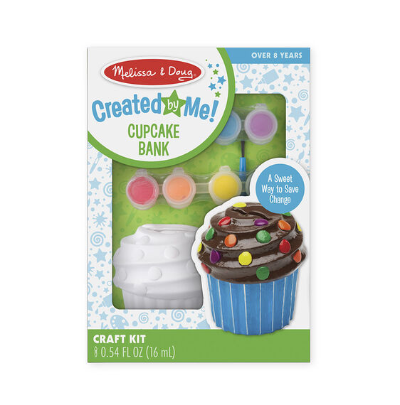 000772088640.jpg Created by Me! Cupcake Bank Craft Kit, Item #8864 - Image 1