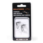 Billfisher Krok Ball Bearing Coastlock Snap Swivel (Size 1, 70 pound-test, 2-Pack)