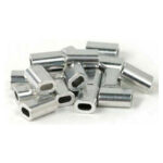 Sea Striker Aluminium Single Sleeve (0.8 mm, 50-60lb, 25-Pack)