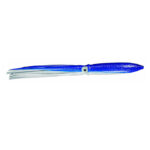Sea Striker Bulb Head Squid Lure (12 Inch, Blue/White)