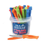 Sea Striker Bait Knives w/Sheath (4 Inch) - Assorted Colors