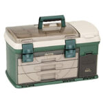 Plano 3-Drawer Tackle Box (Green Metallic/Beige)