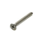 Hillman Stainless Steel Flat Head C-Sunk Screw #8 x 1 Inch