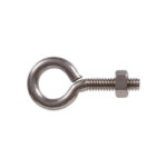 1/4x2 Inch Stainless Steel Eye Bolts With Hex Nut