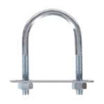 U-Bolt Round Saddle Zinc 5/16" x 3-1/2" x 2-1/2"