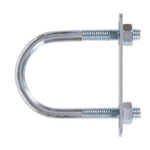 U-Bolt Round Saddle Stainless Steel 1/4" x 2" x 1-1/8"