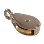 Hillman Standard Single Sheave Fixed Pulley Nickel 2"