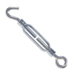 Hillman Hook and Eye Turnbuckle Stainless Steel 3/8-16” x 10-1/2”