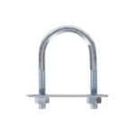 Hillman Zinc U Bolt With Nut 1/4 x 1-1/2 x 3/4 Inch