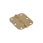 Hillman 3 Inch Brass Round Corner Door Hinge