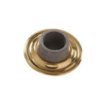 Hillman 2-3/8 Inch Brass Wall Mount Door Stop