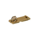 Hillman 2-1/2 Inch Zinc & Yellow Dichromate Safety Hasp