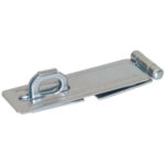 Hardware Essentials Fixed Staple Safety Hasp Zinc (3-1/2")