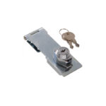 Hillman 4-1/2 Inch Zinc Key Locking Hasp