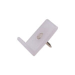 Hillman White Drawer Glide With Tack 6Pk