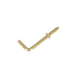 Hillman 3/4 Inch Brass Shoulder Hook