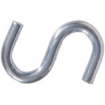 Hillman 1 Inch Zinc S Hook 6Pk