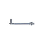 Hillman Zinc Bolt Hook, (5/8" x 8")