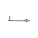 Hillman Zinc Gate Bolt Hook, (1/2" x 6")