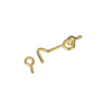 Hillman 2-1/2 Inch Brass Gate Hook & Eye Latch