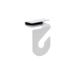 Hillman White Ceiling Track Hanger 2 Pk