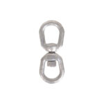 Hillman Forged Steel Double Round Eye Swivel Galvanized