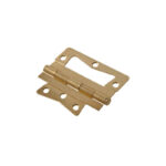 Hillman 4 Inch Brass Non-Mortise Door Hinge