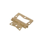 Hillman 3-1/2 Inch Brass Non-Mortise Door Hinge 2Pk