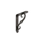 Hillman 5 x 3-1/2 Inch Antique Bronze Ornamental Shelf Bracket