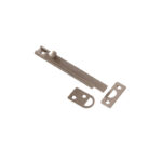 Hillman 4 Inch Satin Nickel Surface Bolt