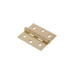 Hillman 3 Inch Brass Square Corner Storm/Screen Door Hinge