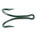 Mustad O'Shaughnessy Double Hooks Size 5/0 Stainless Steel, 10-Pack