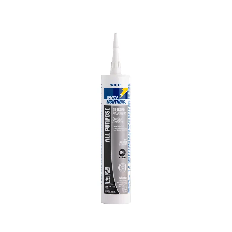 White Lightning All Purpose Silicone Rubber Clear 10Oz.
