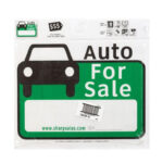 Auto For Sale Sign 12" x 13"