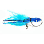 Boone Dolphin Rig Trolling Lure, Blue Mackeral (Length 6 1/2 Inch, 7/0 Hook)