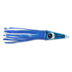 C&H Tuna Tango Trolling Lure Rigged & Ready (Blue/White Skirt, Length 5-3/4 Inch)