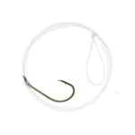 Snelled Baitholder Fishing Hooks, Size 2/0 (6-Pack)
