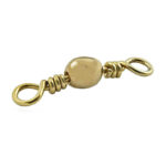Danielson Size 14 Brass Barrel Swivel 4Pk