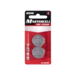 Dorcy Mastercell CR2016 Coin Cell Lithium Batteries 2 Pack