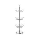 Whitmor Revolving Shoe Rack Chrome