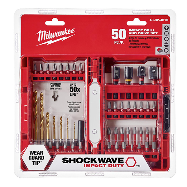 045242478699.jpg Milwaukee 50-Pieces SHOCKWAVE - Image 1