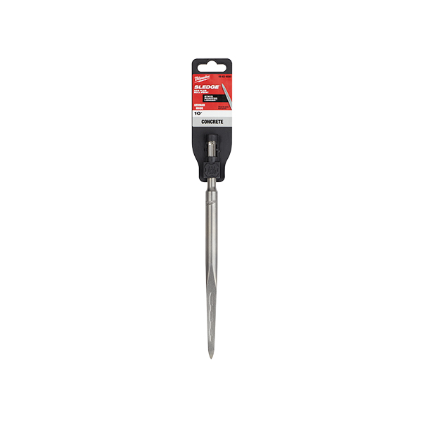 045242484713.jpg Milwaukee 10" Bull Point Chisel SDS-PLUS SLEDGE - Image 1
