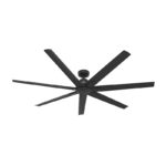 Hunter Downtown 72 Inch Black Outdoor Fan