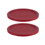 Anchor Hocking Plastic Lid Set Red 2 Piece 7-Cup